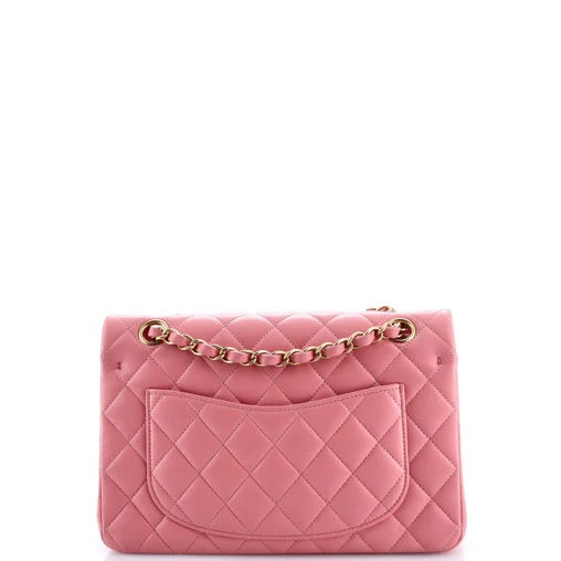 Chanel Classic Double Flap Bag Quilted Lambskin Small