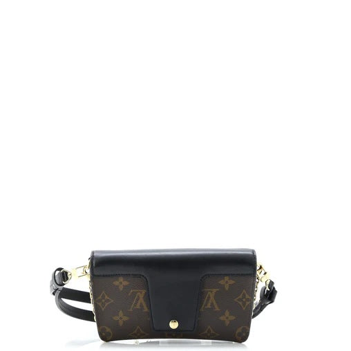 Louis Vuitton Padlock on Strap Handbag Monogram Canvas and Leather