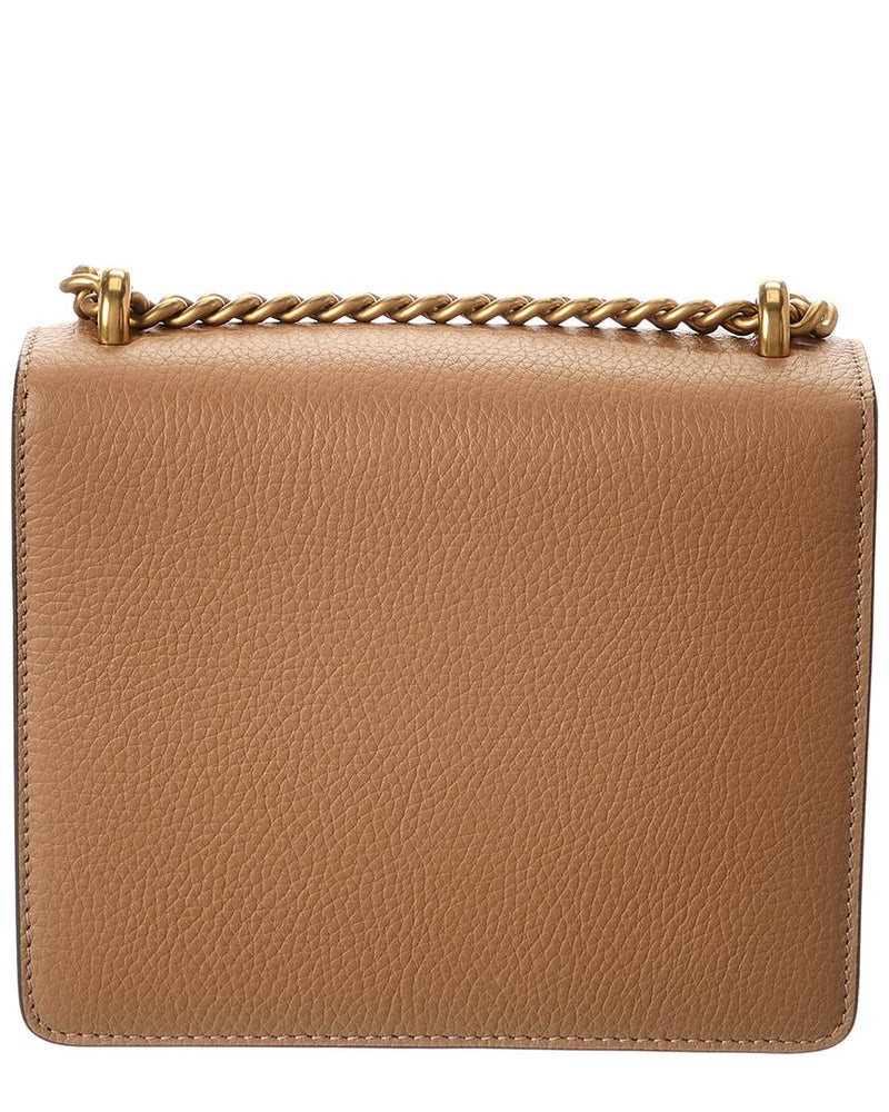 New Gucci Gg Logo Leather Shoulder Bag