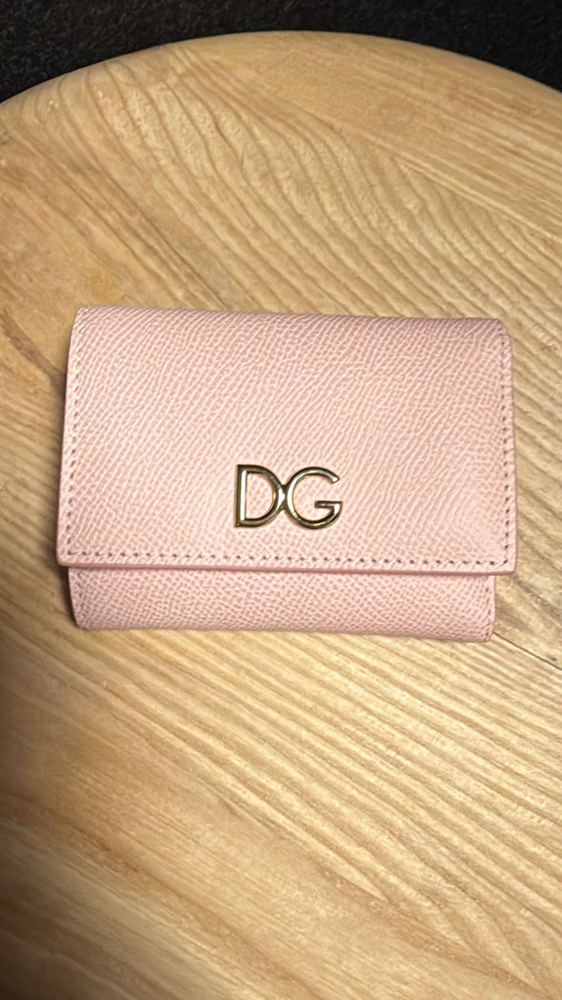 New Dolce & Gabbana leather wallet DG Logo