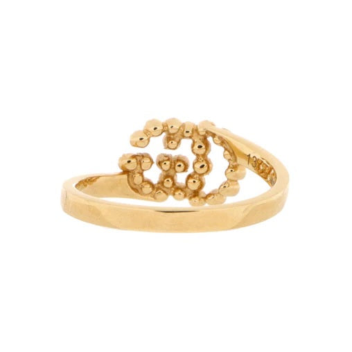 Gucci GG Running Ring 18K Yellow Gold with Diamonds