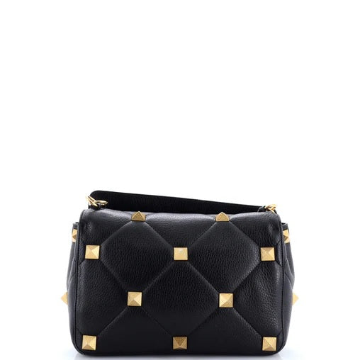 Valentino Garavani Roman Stud Flap Bag Quilted Leather Large