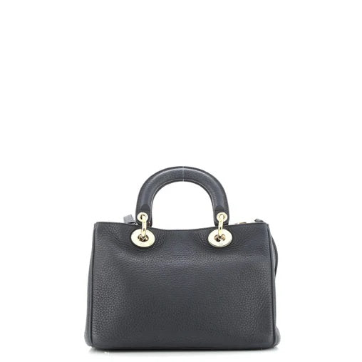 Christian Dior Diorissimo Tote Pebbled Leather Mini
