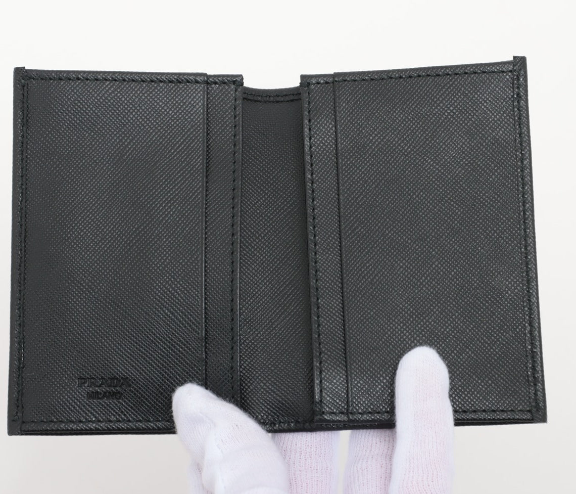 Prada Saffiano Metal Leather Card Case