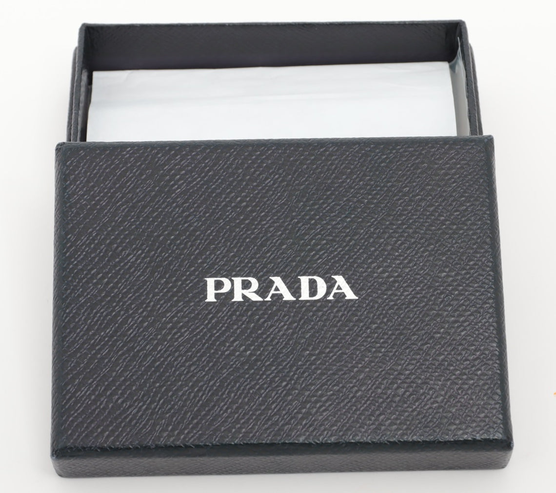 Prada Saffiano Metal Leather Card Case