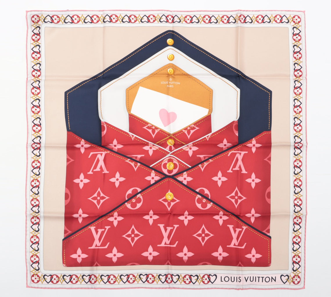 Louis Vuitton Carré 70 Mai TRUE LV Scarf Silk Wears