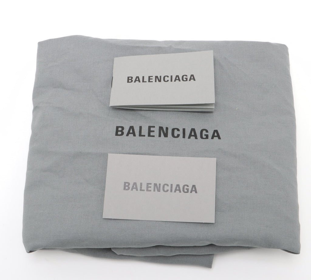 Balenciaga Straw & leather Straw bag White
