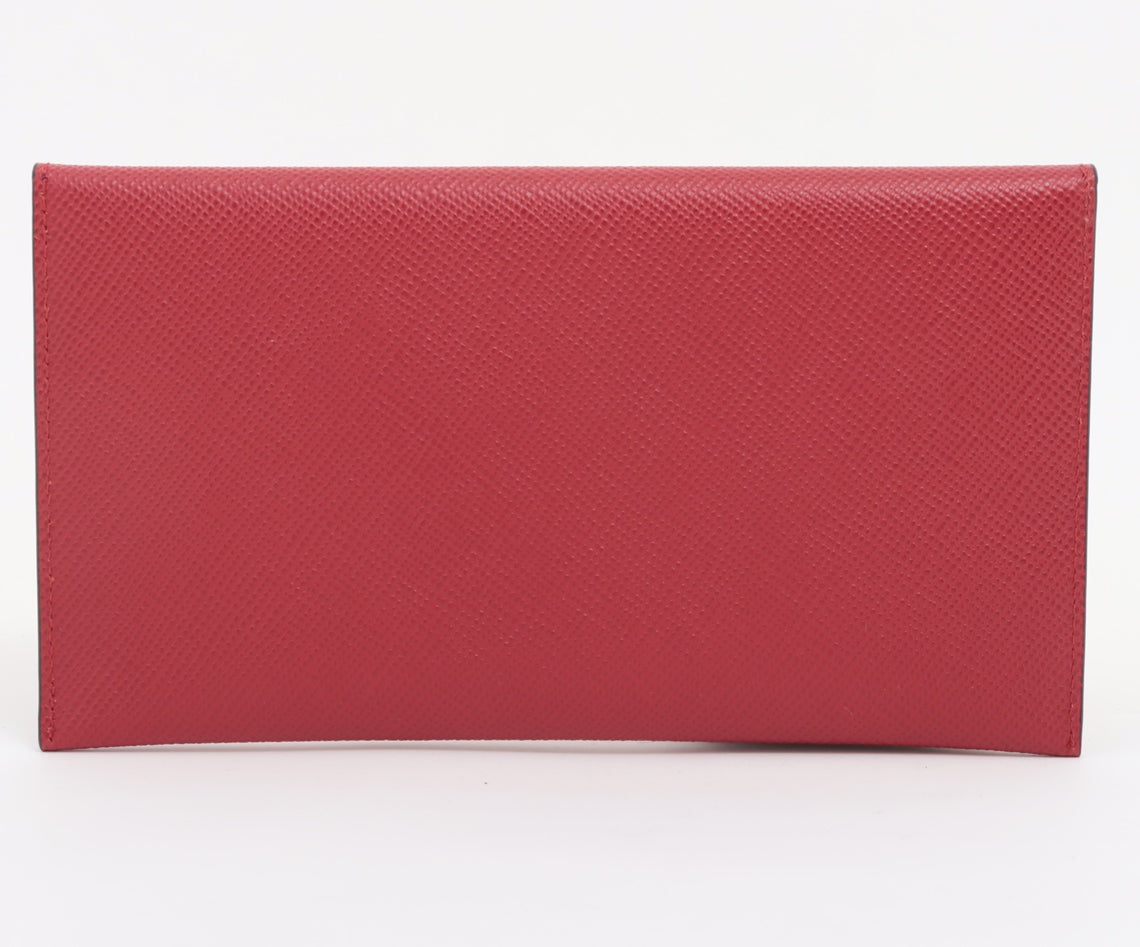 Prada Saffiano Cuir Logo Leather Wallet