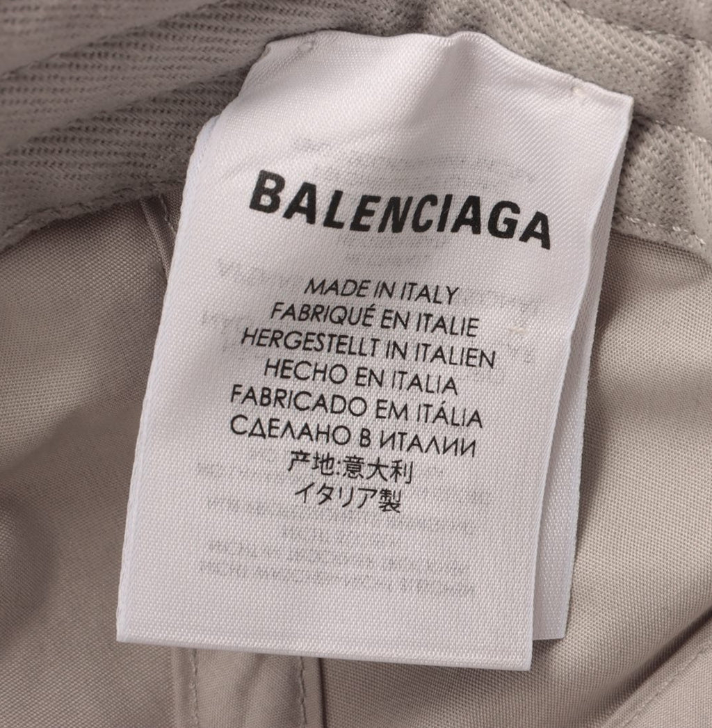 Balenciaga Cap L Cotton Gray Wears Marked
