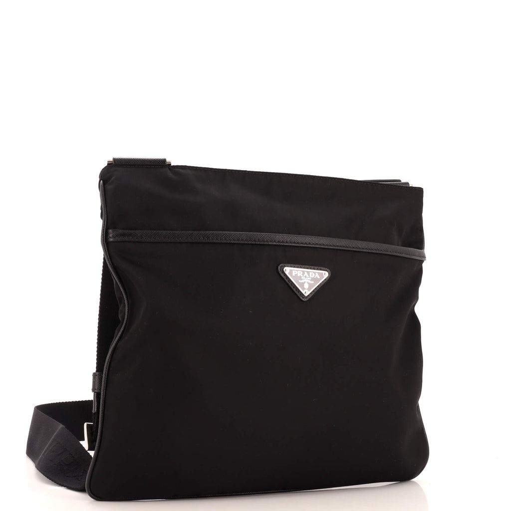 Prada Front Pocket Messenger Bag Tessuto Medium