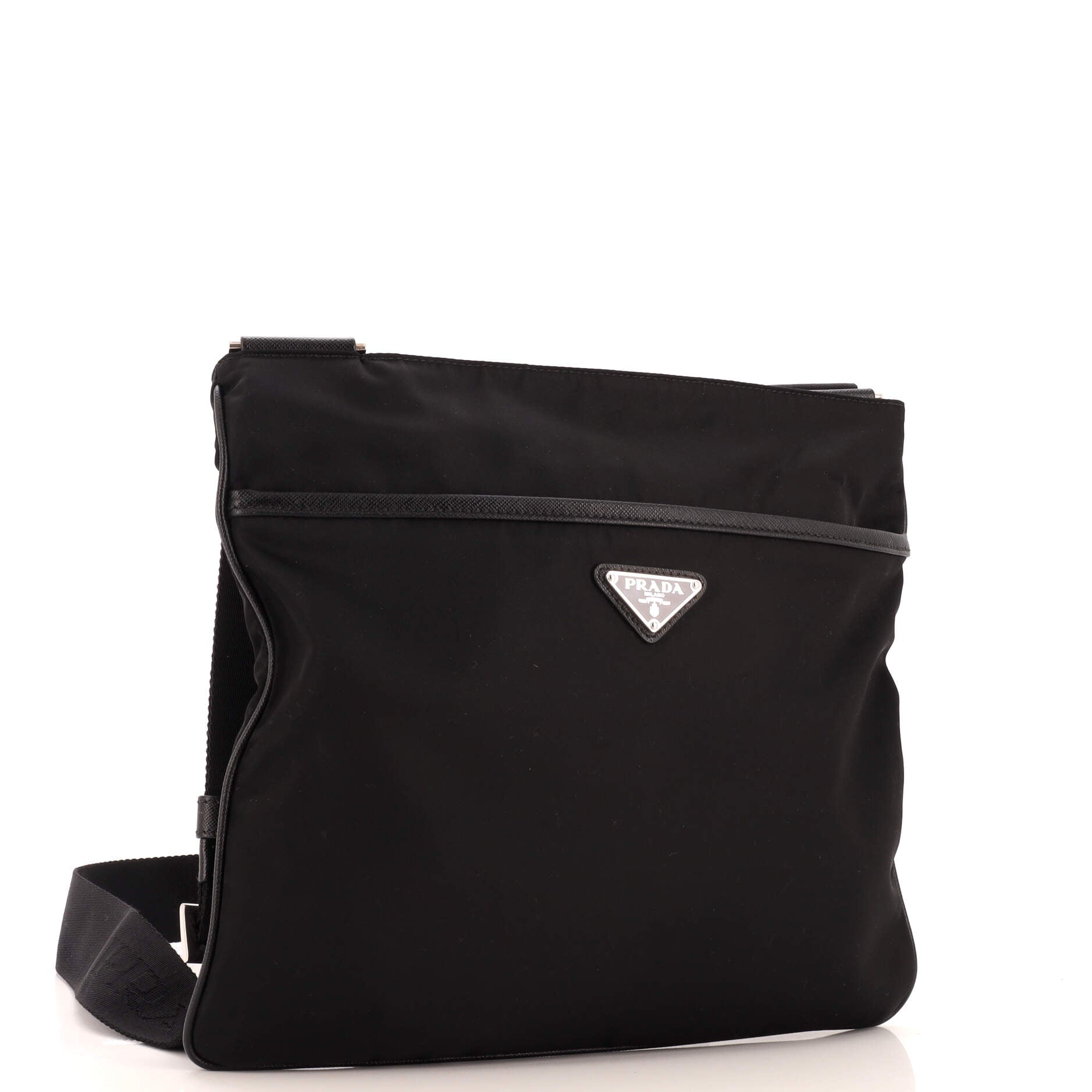 Prada Front Pocket Messenger Bag Tessuto Medium