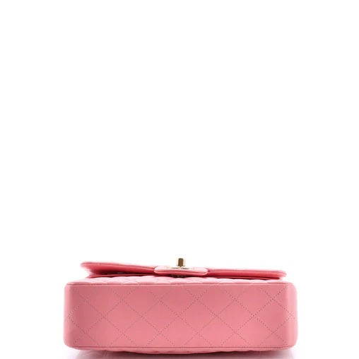 Chanel Classic Double Flap Bag Quilted Lambskin Small