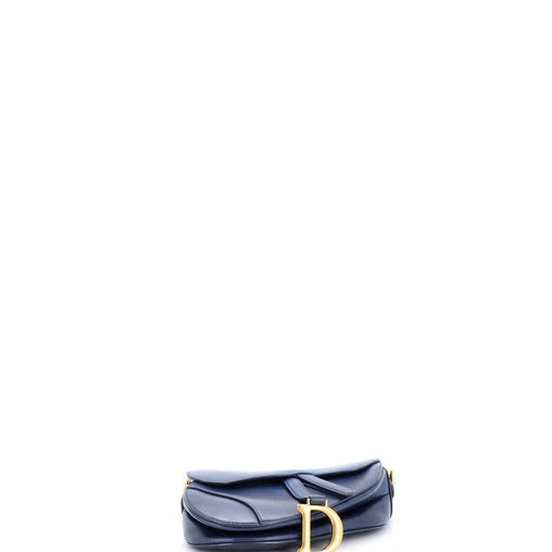 Christian Dior Saddle Handbag Gradient Leather Medium