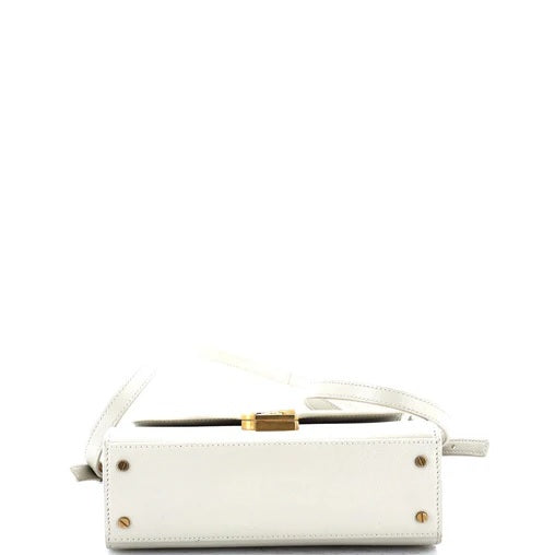 Saint Laurent Cassandra Top Handle Bag Leather Mini