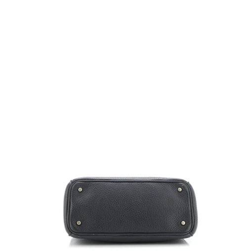 Christian Dior Diorissimo Tote Pebbled Leather Mini