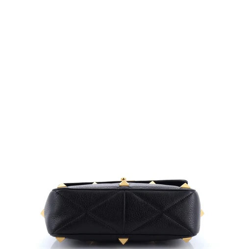Valentino Garavani Roman Stud Flap Bag Quilted Leather Large