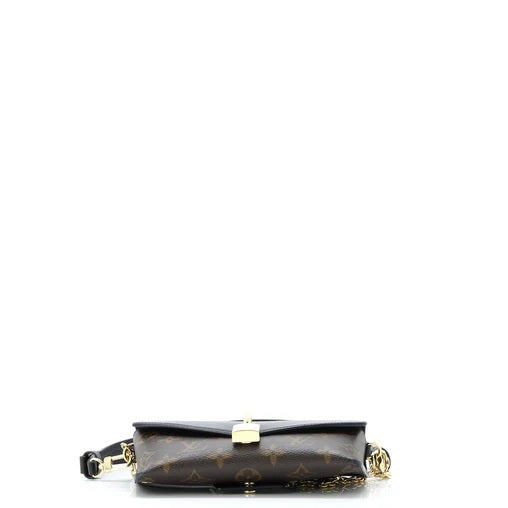 Louis Vuitton Padlock on Strap Handbag Monogram Canvas and Leather