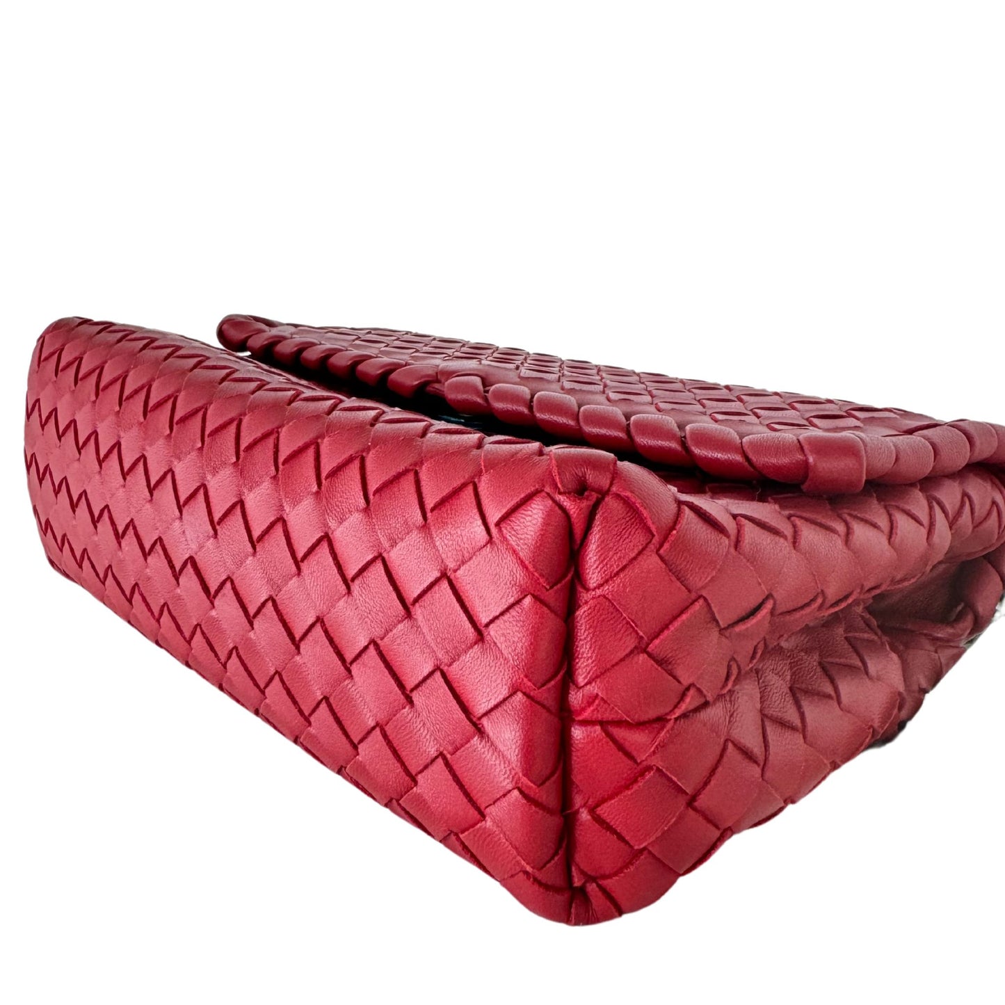 Bottega Veneta Olimpia Crossbody Bag Intrecciato Nappa Baby