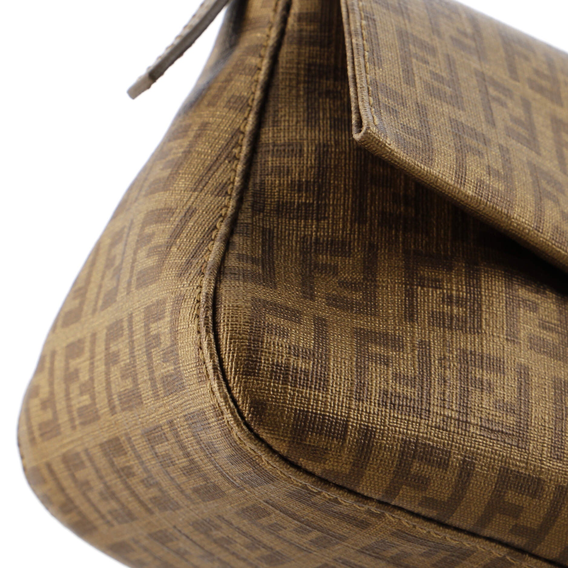 "Fendi Mama Forever Bag Zucchino Coated Canvas Mini"