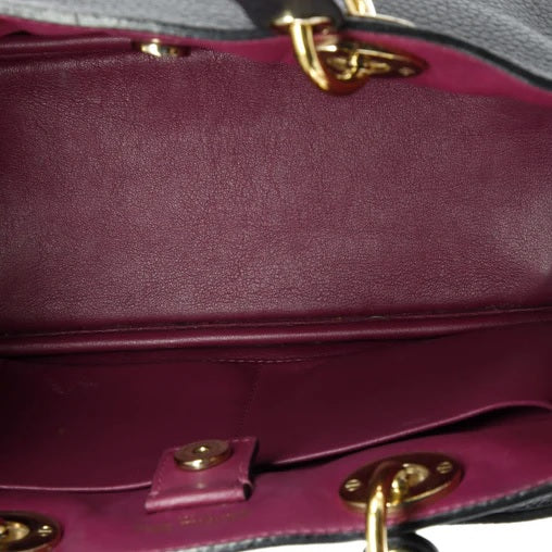Christian Dior Diorissimo Tote Pebbled Leather Mini