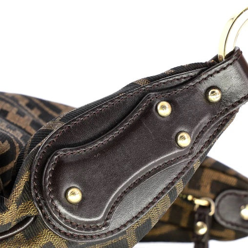Fendi Chef Chain Hobo Zucca Canvas Mini