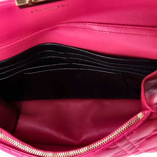 Christian Dior Miss Dior Promenade Pouch Cannage Quilt Lambskin Large