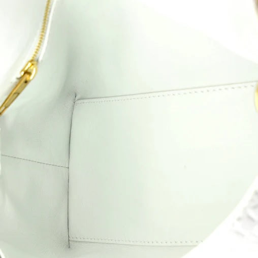Balenciaga Downtown S Chain-Handle Shoulder Bag Crocodile Embossed Leather Small