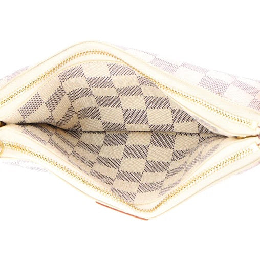 Louis Vuitton Double Zip Pochette Damier