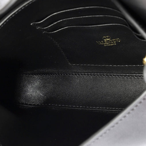 Valentino Garavani VLogo Bold Flap Shoulder Bag Leather Mini