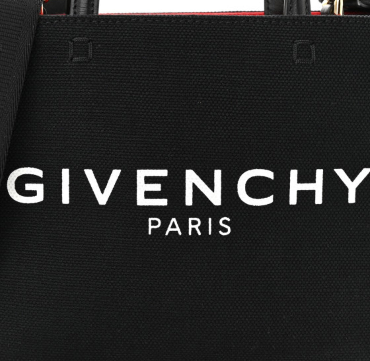 GIVENCHY  Canvas Mini Bond Shopper Tote Black