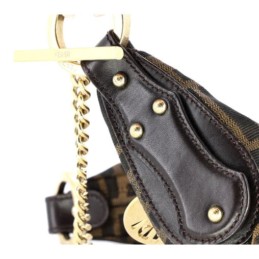 Fendi Chef Chain Hobo Zucca Canvas Mini