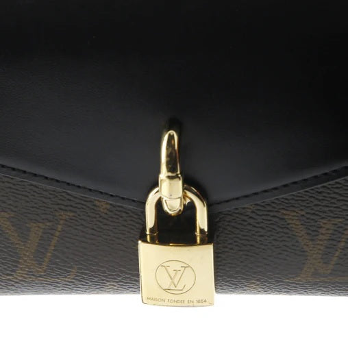 Louis Vuitton Padlock on Strap Handbag Monogram Canvas and Leather