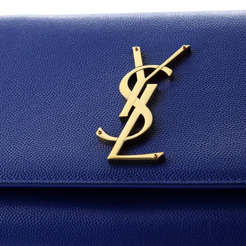 Saint Laurent Classic Monogram Crossbody Bag Grainy Leather Small