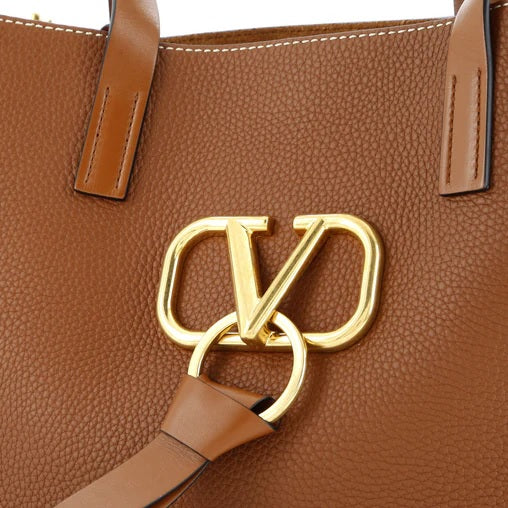 Valentino Garavani VRing Convertible Tote Leather Small