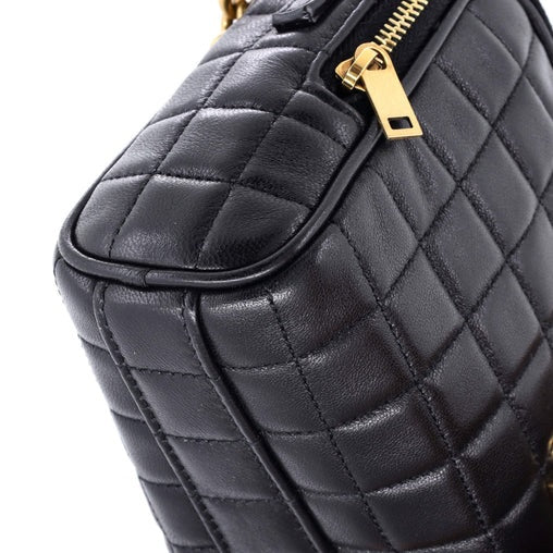 Saint Laurent Cassandre Chain Camera Bag Quilted Leather Mini