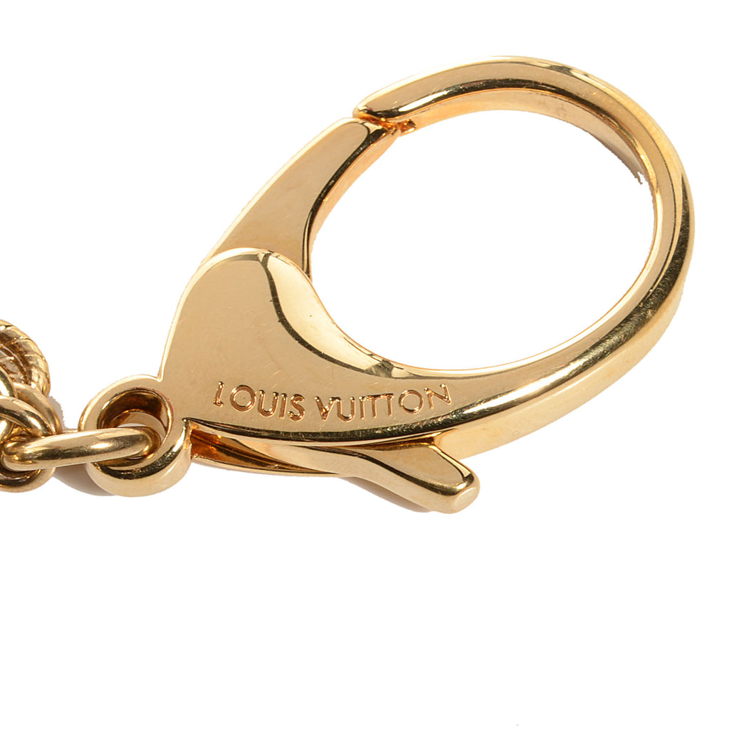 Louis Vuitton  Tresor Bag Charm Purple Gold