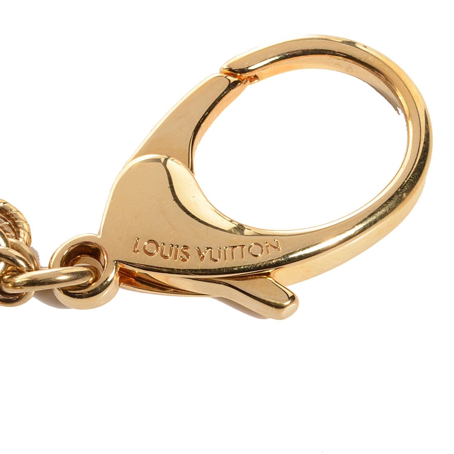 Louis Vuitton  Tresor Bag Charm Purple Gold