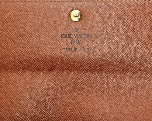 Louis Vuitton Vintage Sarah Wallet Monogram Canvas