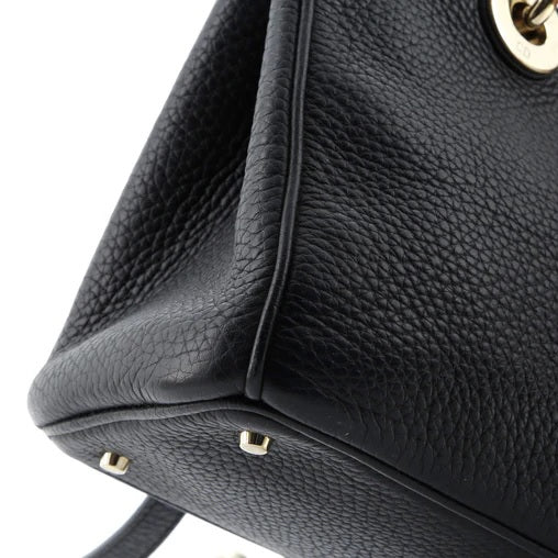 Christian Dior Diorissimo Tote Pebbled Leather Mini