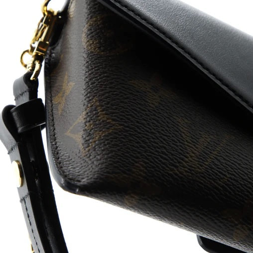 Louis Vuitton Padlock on Strap Handbag Monogram Canvas and Leather