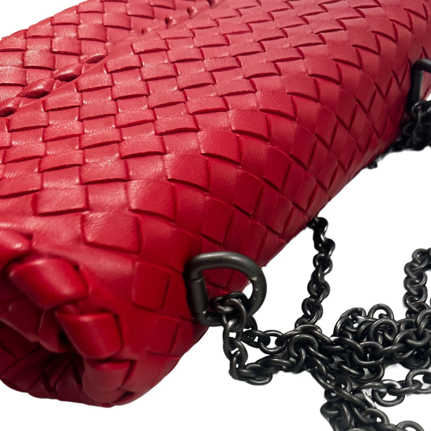 Bottega Veneta Olimpia Crossbody Bag Intrecciato Nappa Baby