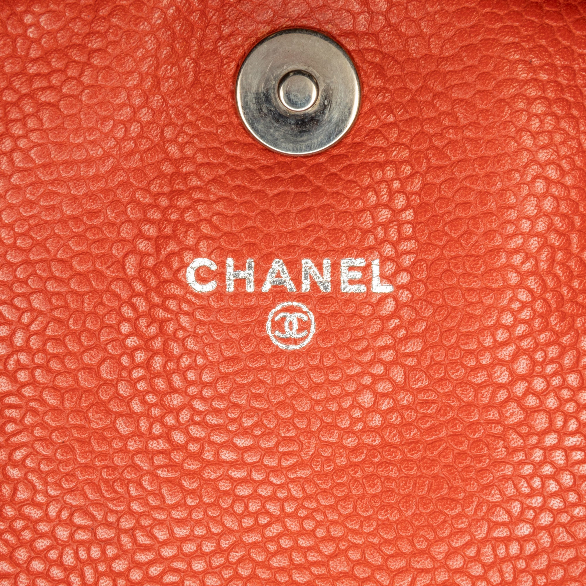 Chanel Caviar Half moon Wallet on Chain