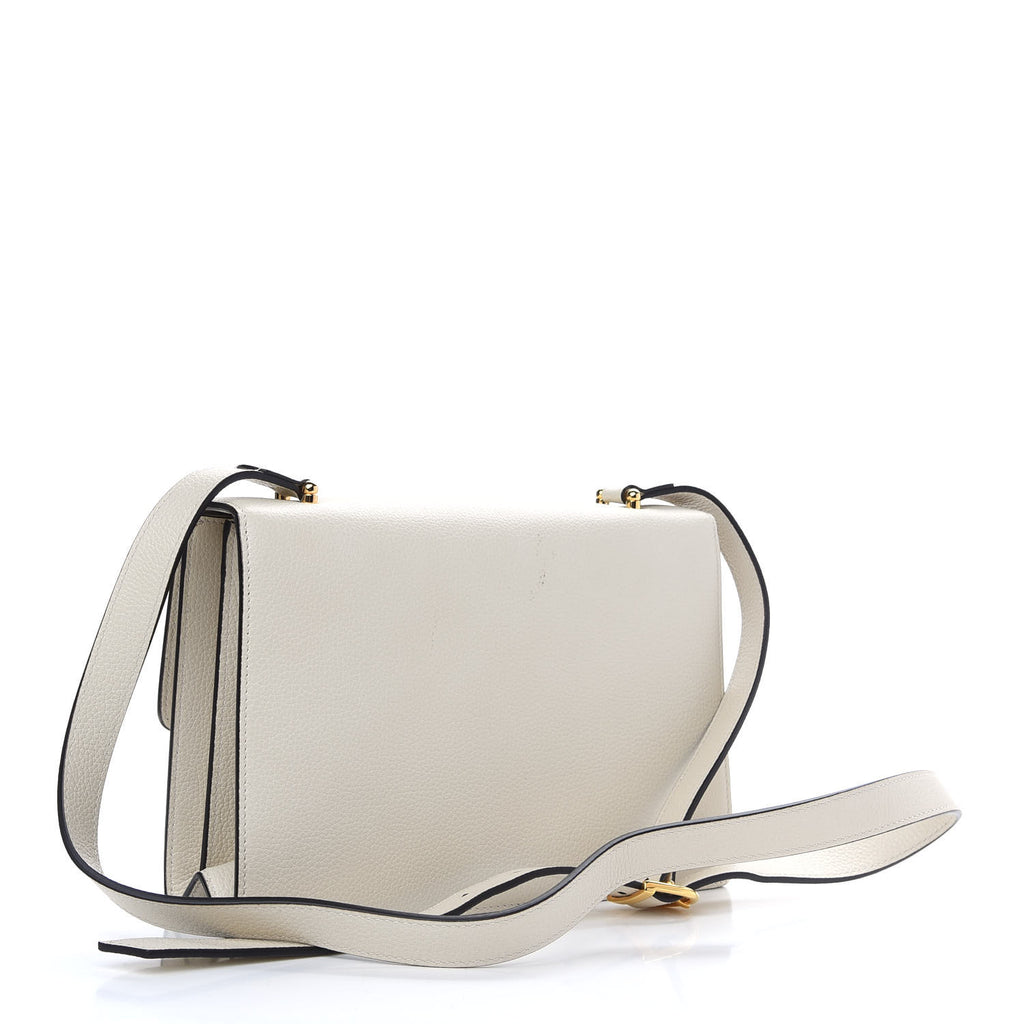 Gucci Zumi Leather Shoulder bag Beige