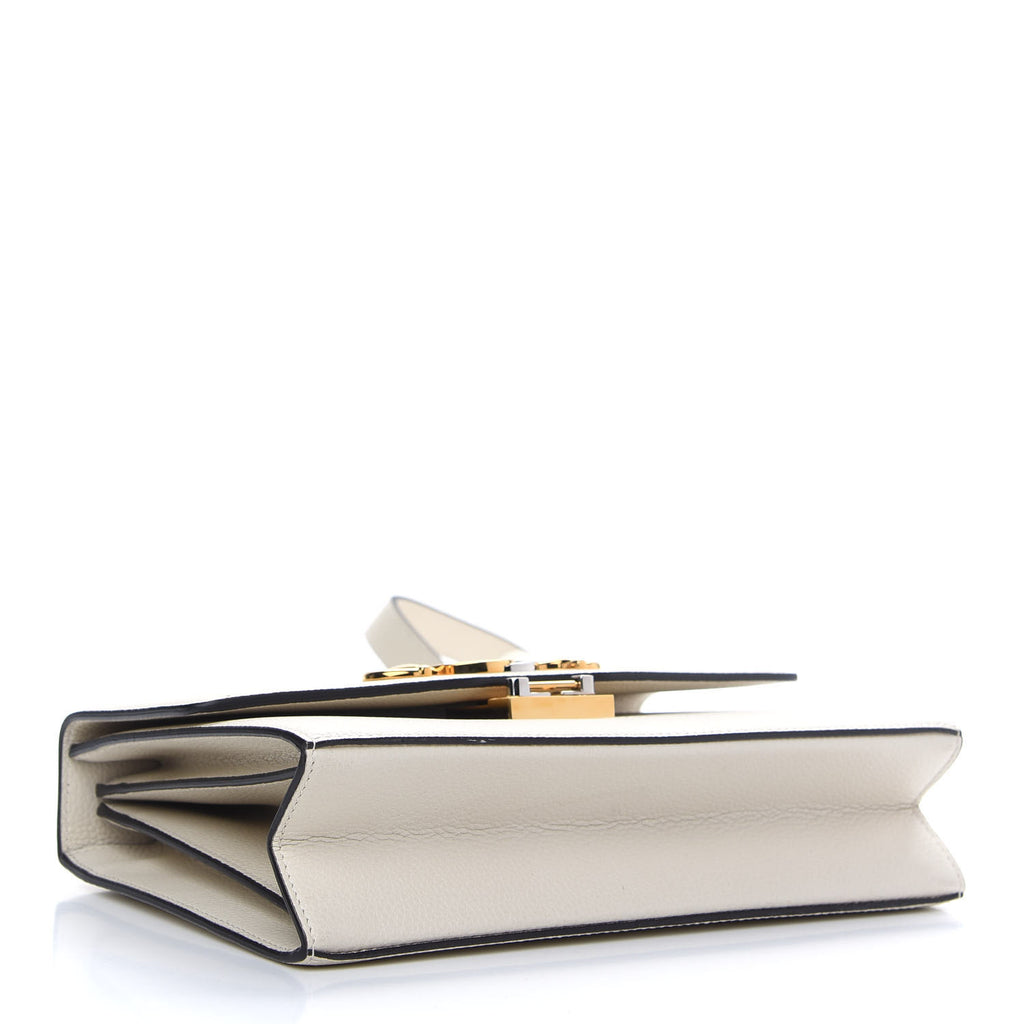 Gucci Zumi Leather Shoulder bag Beige