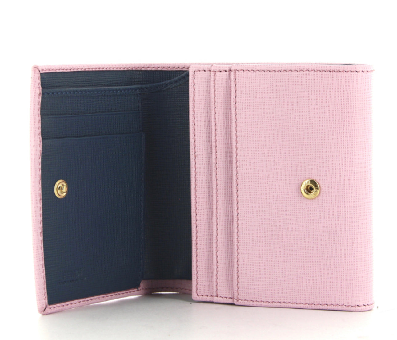 Fendi Pink Leather Small Crayons Wallet