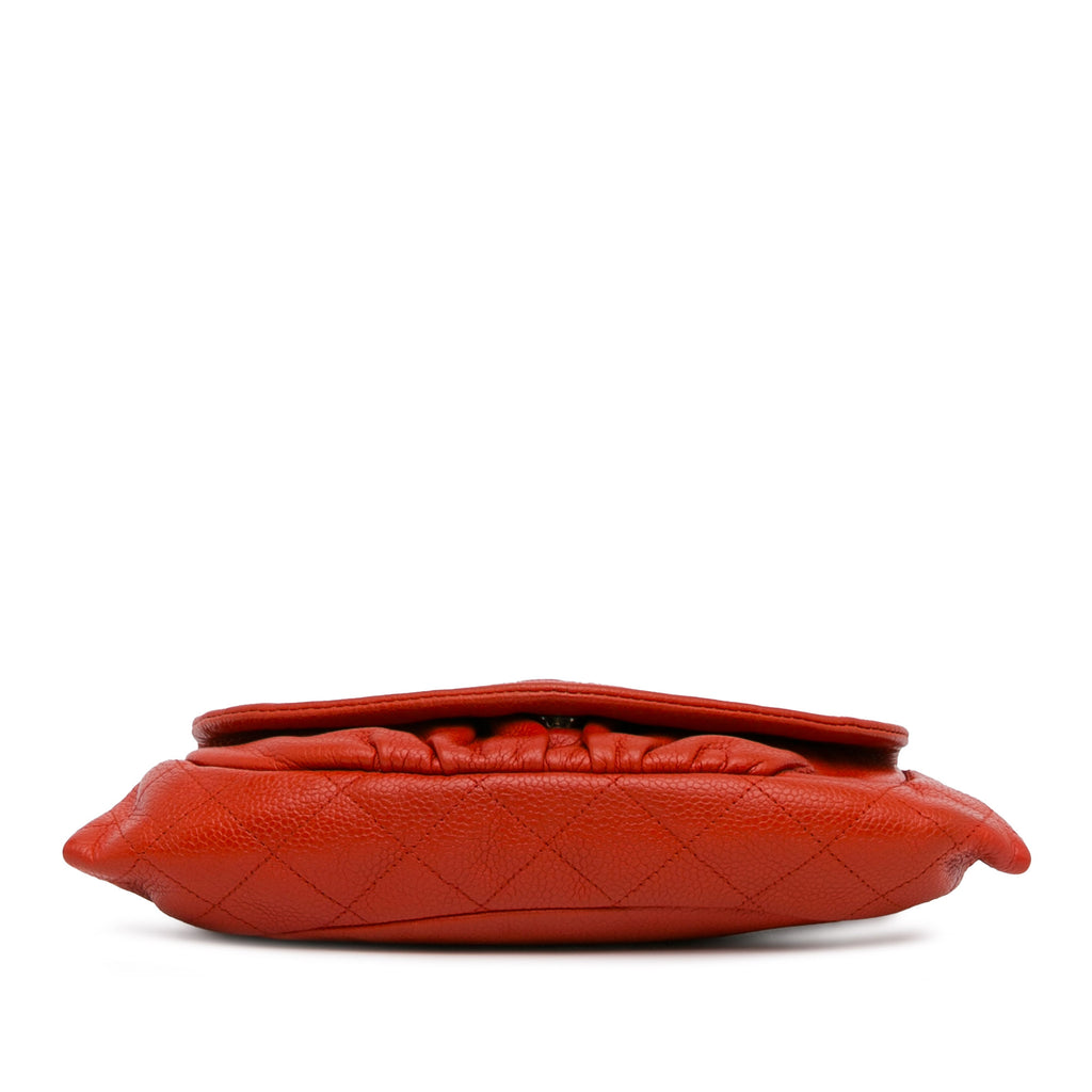 Chanel Caviar Half moon Wallet on Chain