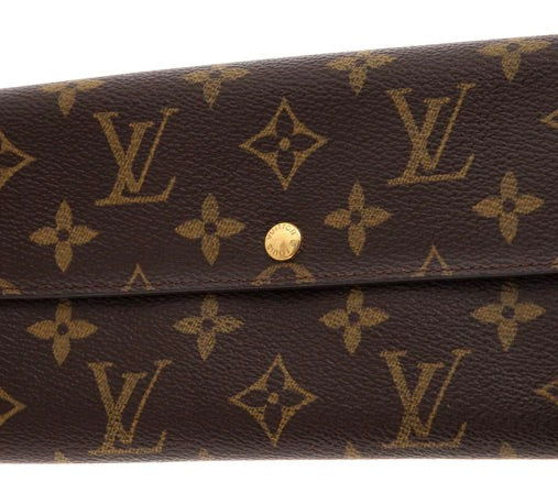 Louis Vuitton Vintage Sarah Wallet Monogram Canvas