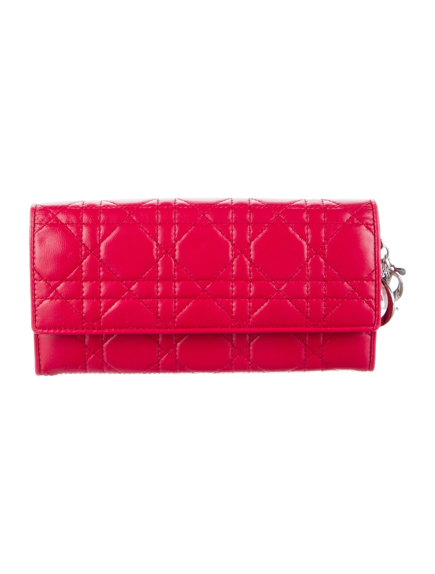 Christian Dior 2012 Lady Dior Rendezvous Wallet On Chain Continental Wallet