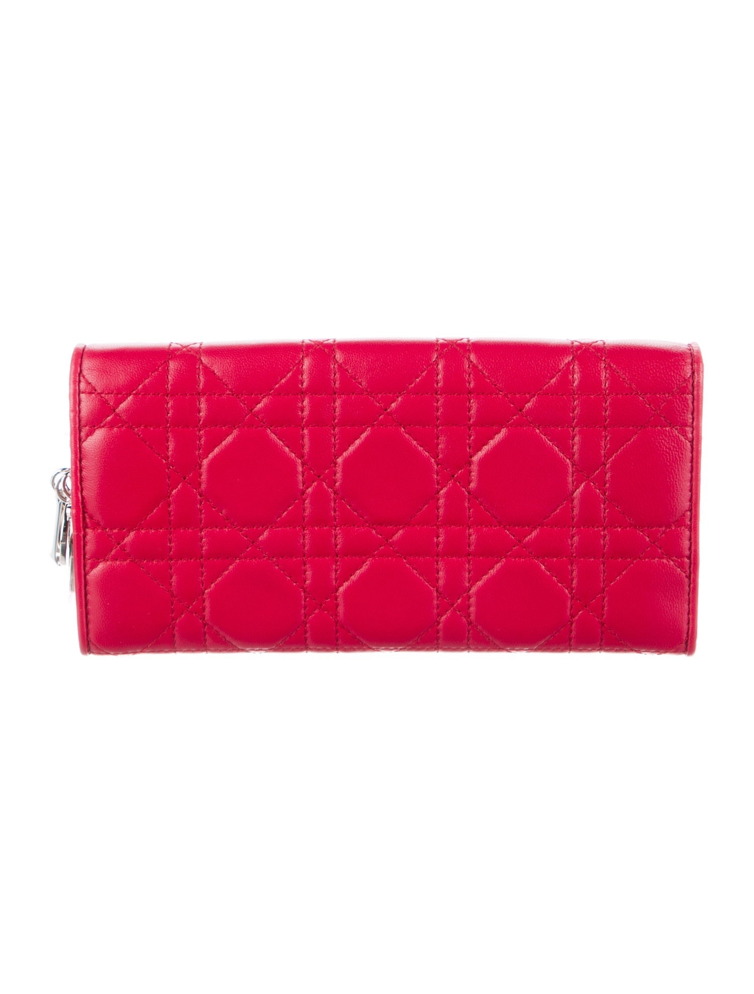 Christian Dior 2012 Lady Dior Rendezvous Wallet On Chain Continental Wallet