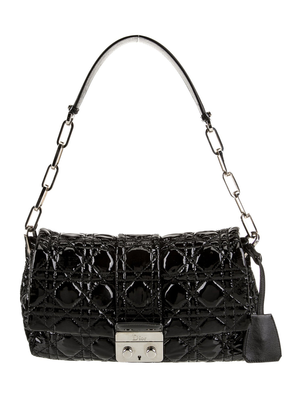 Christian Dior Patent Leather Shoulder Bag